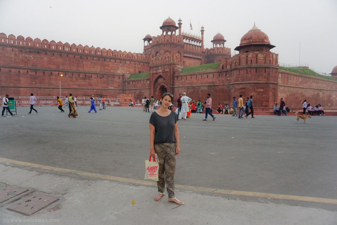 Mit dem Reiseführer durch Delhi, Sehenswürdigkeiten Delhi, Red Fort Delhi