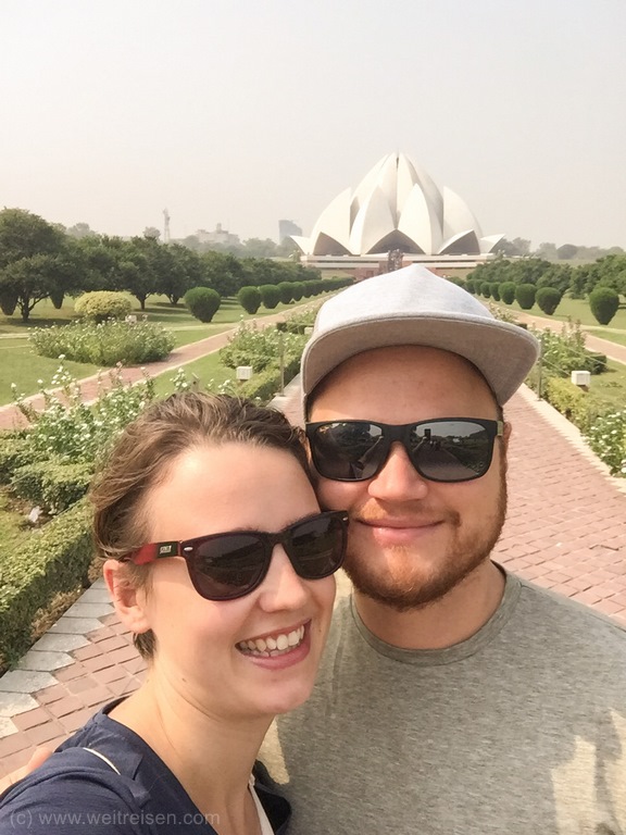 Mit dem Reiseführer durch Delhi, Sehenswürdigkeiten Delhi, Lotus Tempel