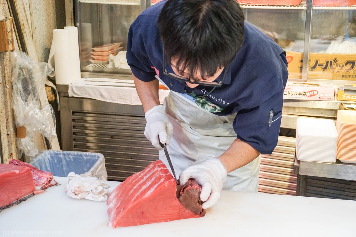 Thunfisch Auktion Tokio Fischmarkt,